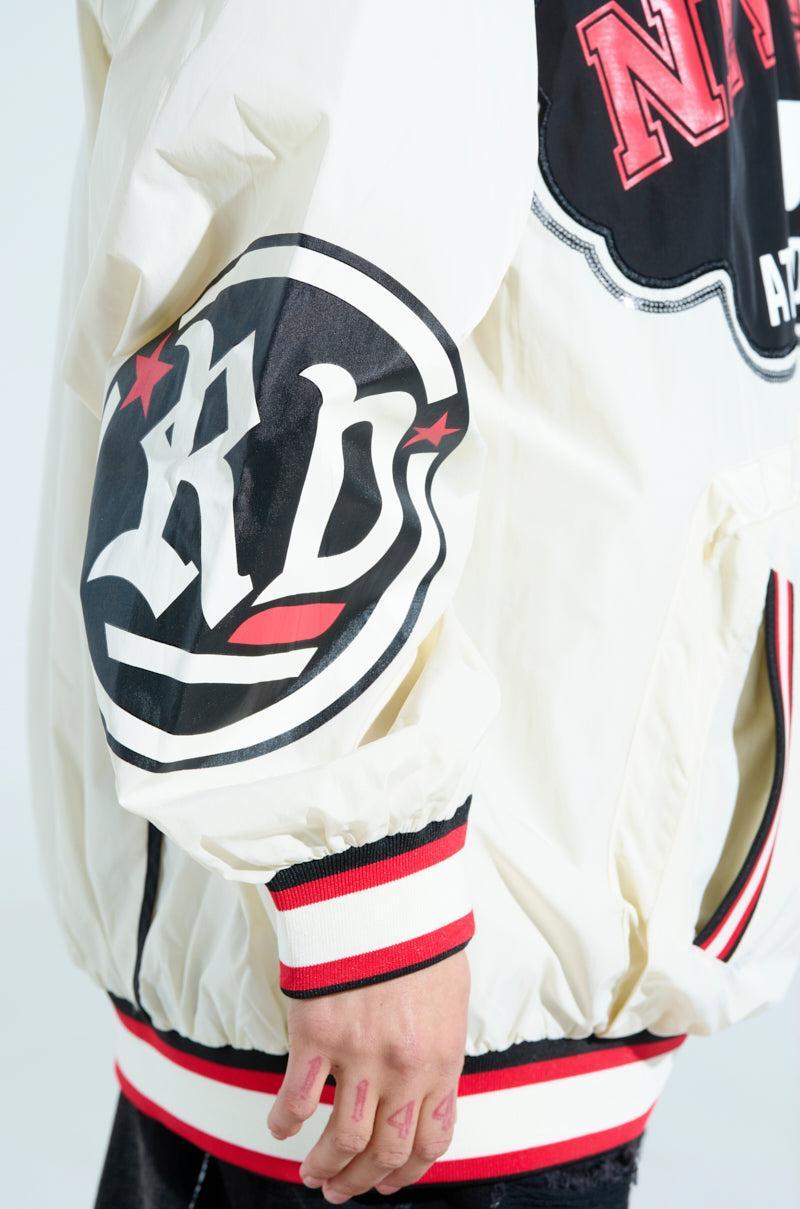 NO BIGGIE OVERSIZED NYLON SWEATSHIRT Product Image