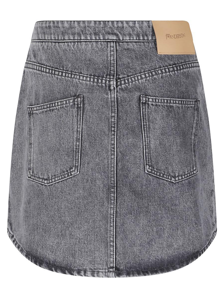 JW ANDERSON Skirt In Grey Product Image