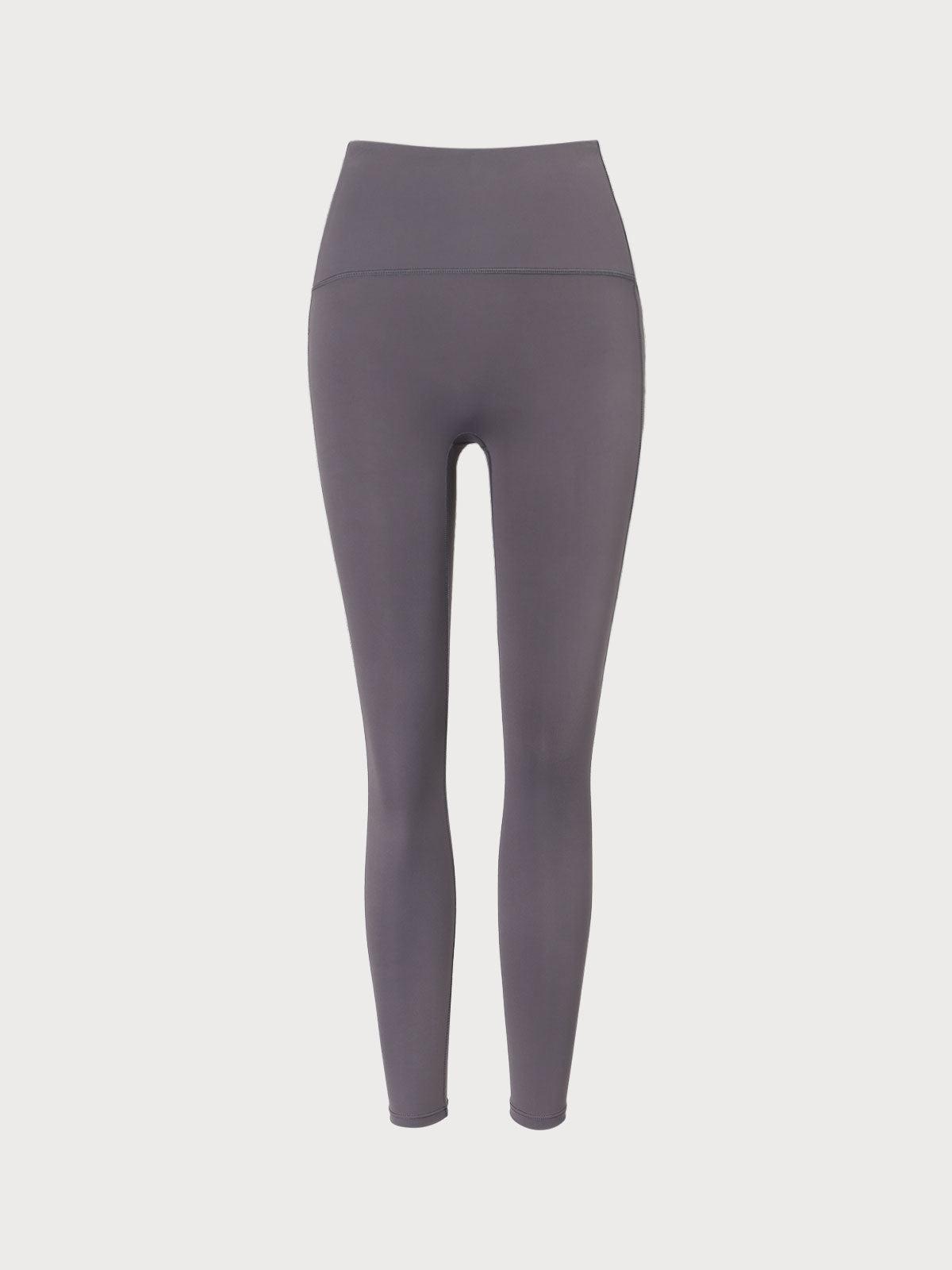 Grey High Waisted Quick-drying Leggings Product Image
