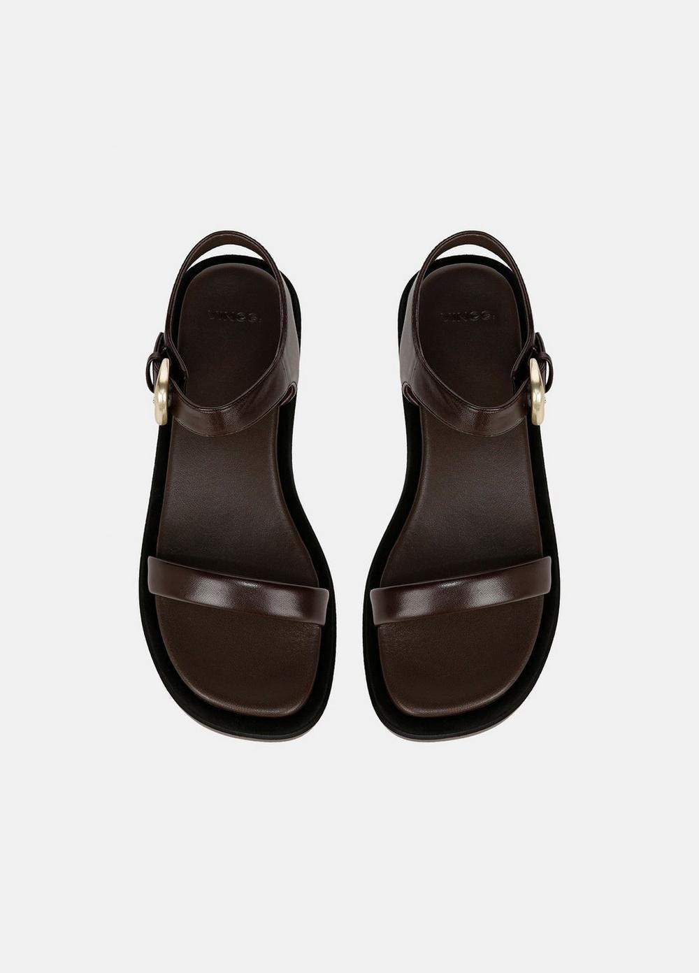 Heloise Leather Lug-Sole Sandal Product Image