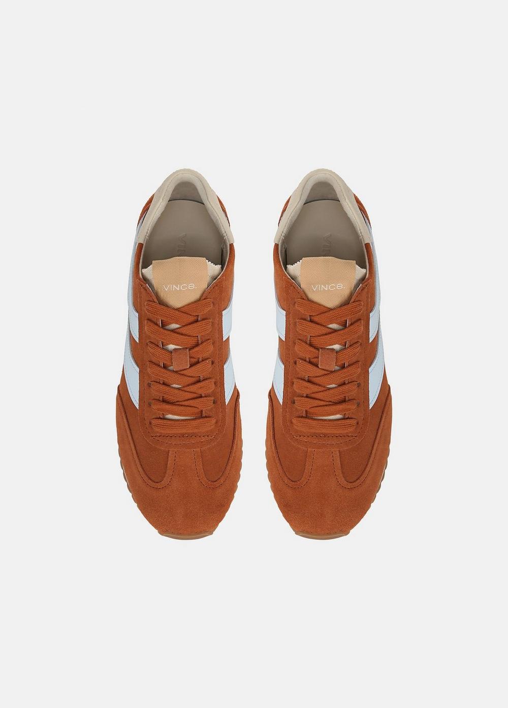 Womens Oasis Suede & Leather Runner Sneaker, Vintage Ember/celeste, Size 6 Vince Product Image