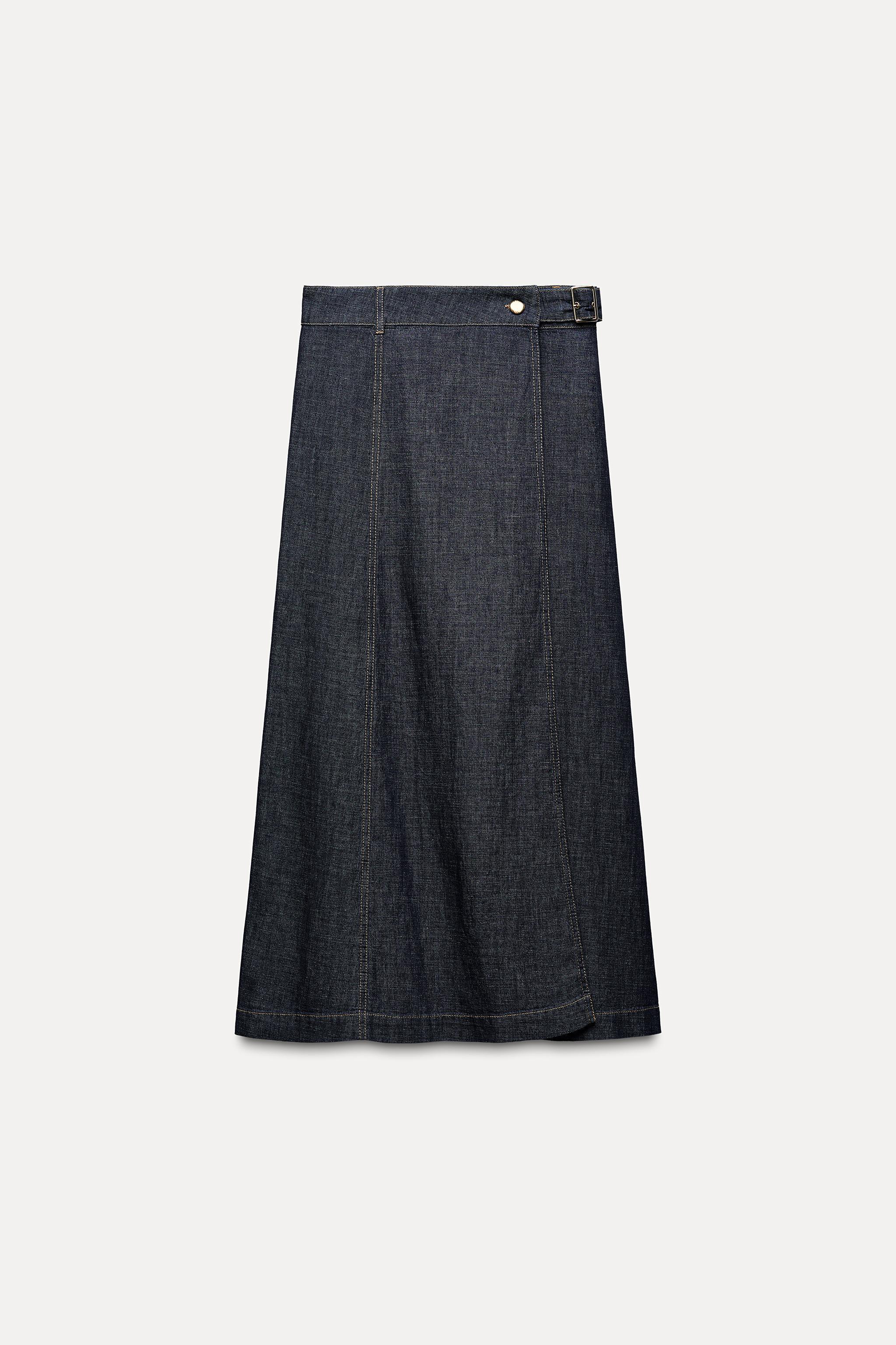 Z1975 DENIM WRAP SKIRT Product Image