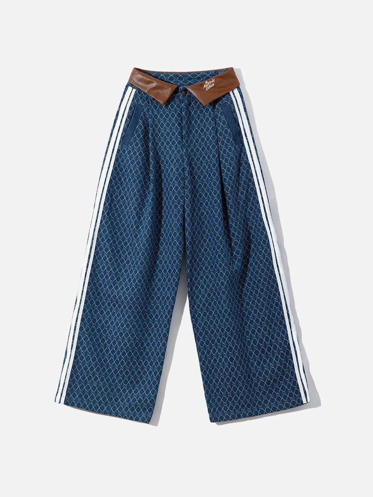 Aelfric Eden Vintage Denim Jacquard Cropped Jacket Product Image