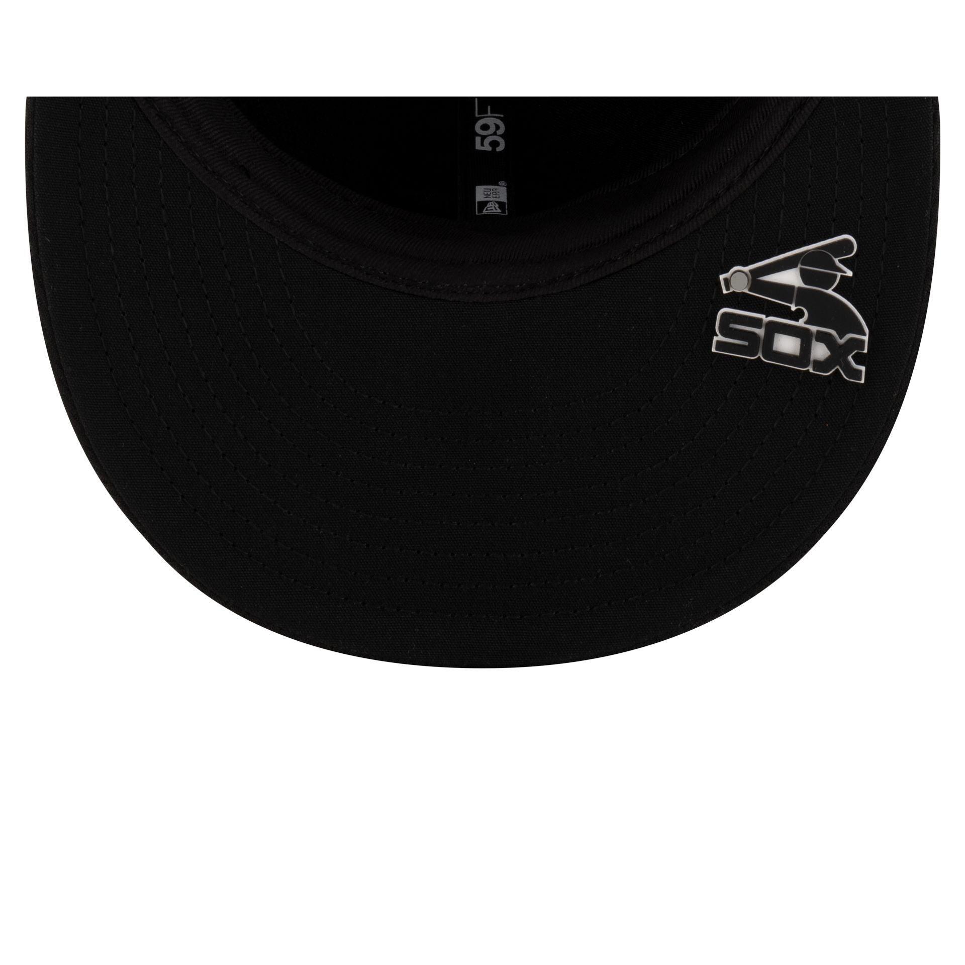 Chicago White Sox 2025 Clubhouse Black 59FIFTY Fitted Hat Male Product Image