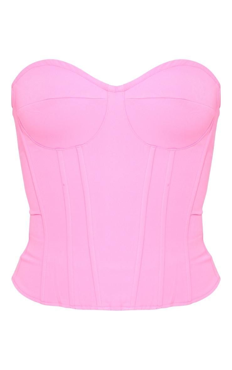 Hot Pink Woven Corset Product Image