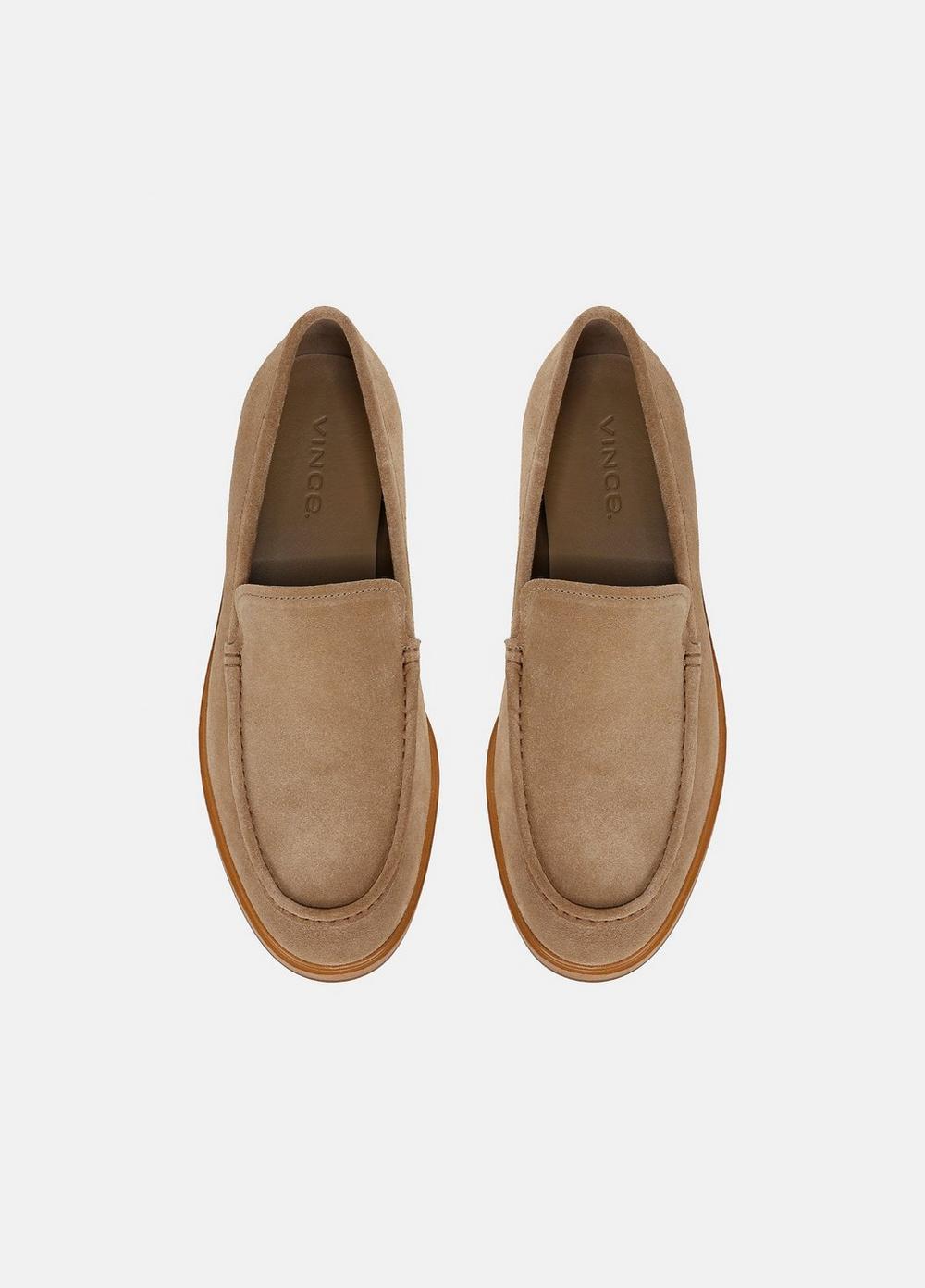 Mens Rafael Suede Loafer, New Camel, Size 9 Vince Product Image