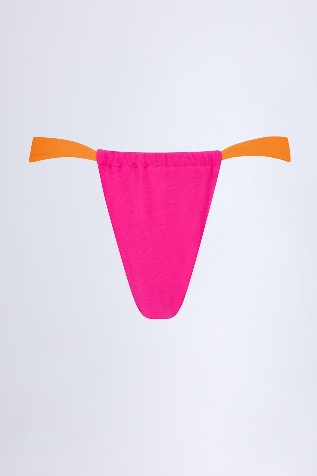 Cheeky Bikini Bottoms in Fuchsia Product Image