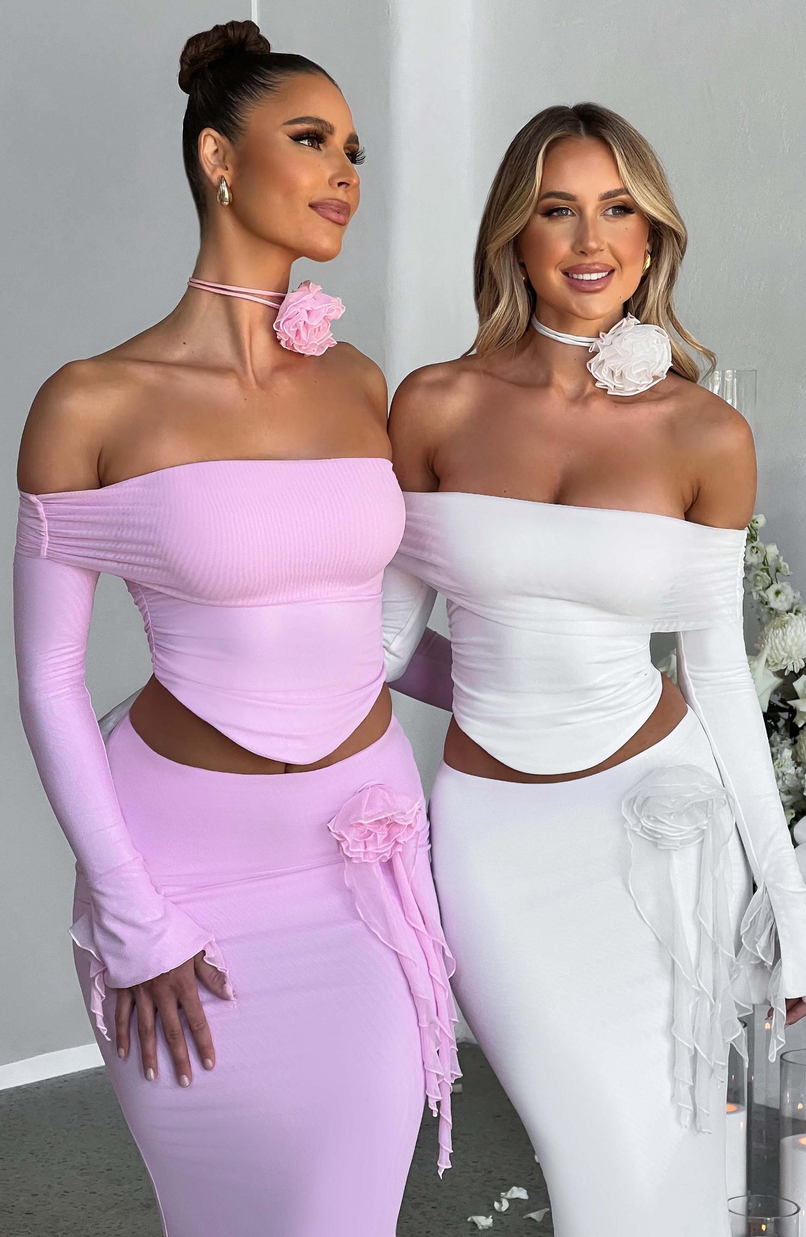 Deema Maxi Skirt - Pink Product Image