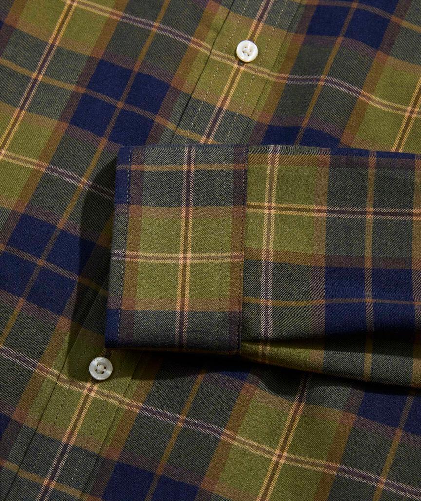 On-The-Go Brushed Twill Plaid Shirt Product Image