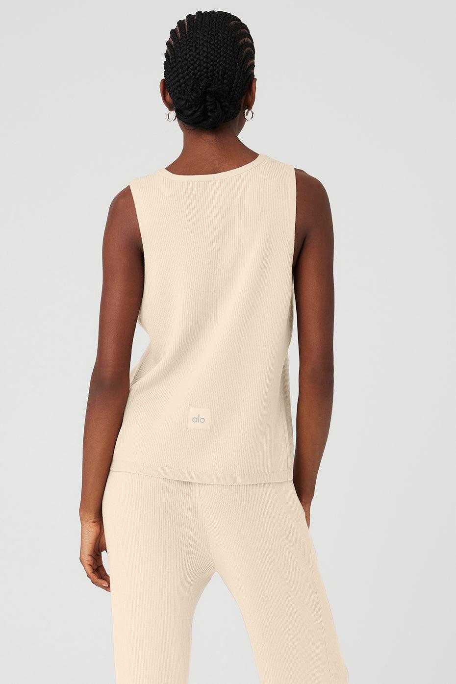 Knit Salana Tank - Macadamia Product Image