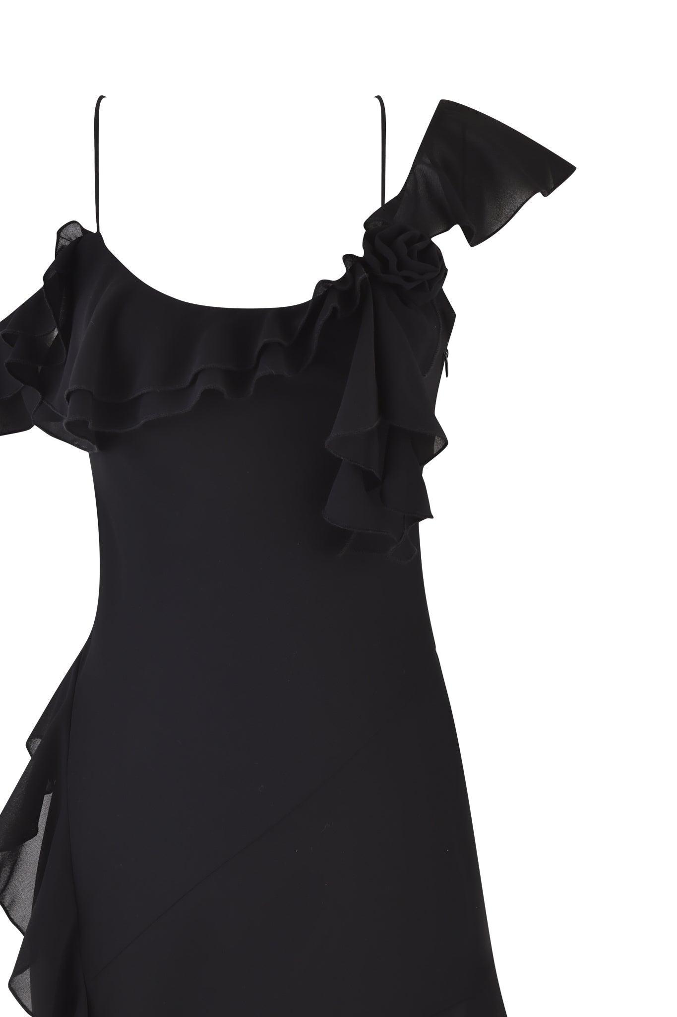 JULIETTA MINI DRESS - BLACK Product Image