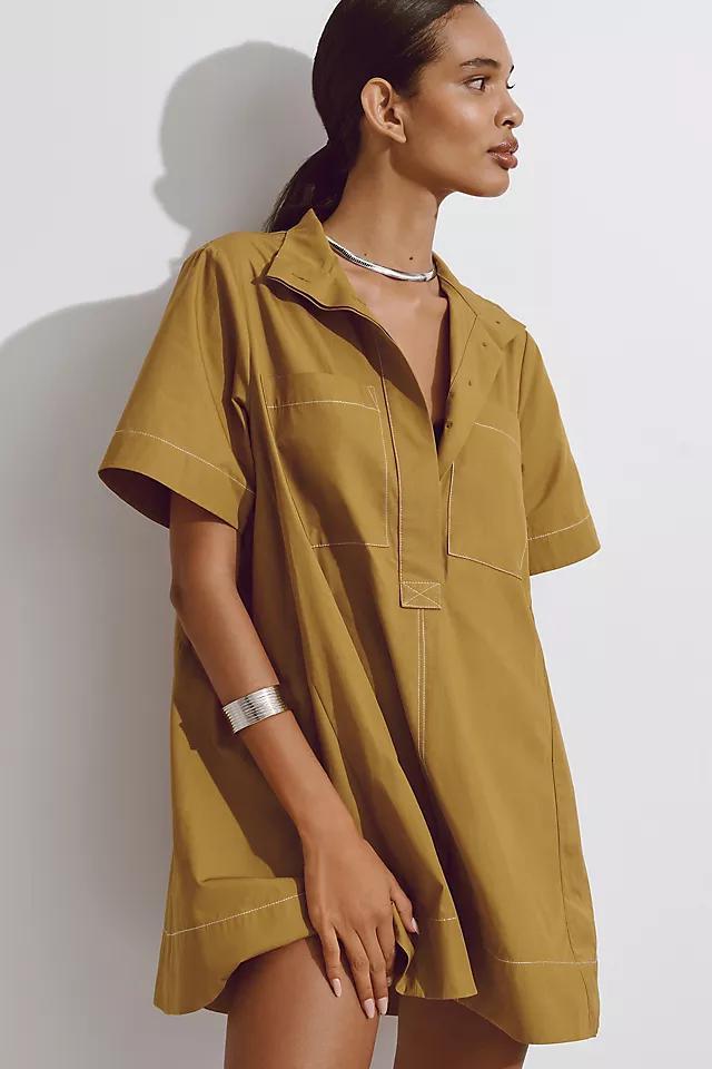 The Jeannie Short-Sleeve A-Line Mini Dress by Maeve Product Image