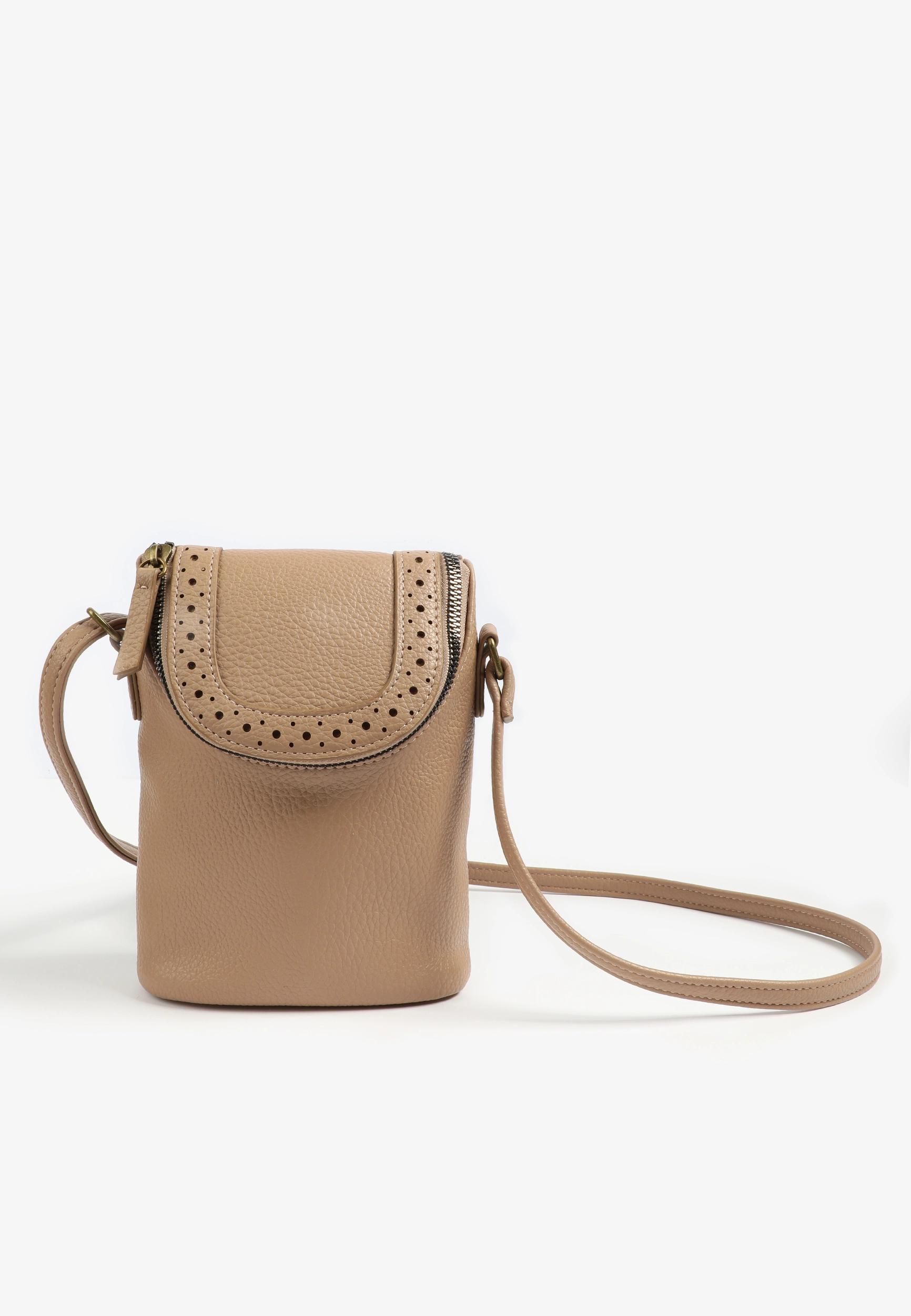 North South Laser Cut Crossbody Bag Product Image