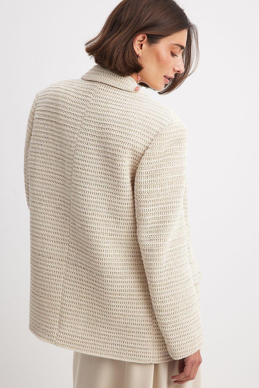 Crochet Oversized Blazer Product Image