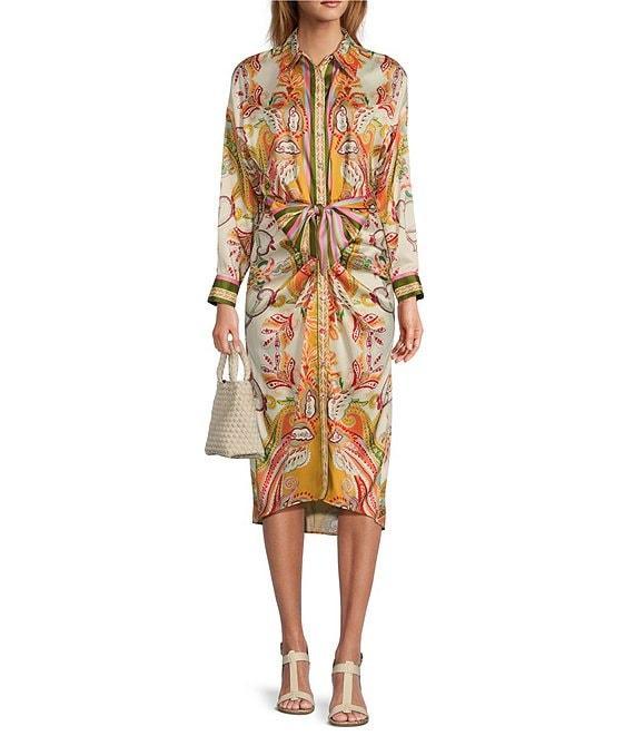 Antonio Melani Roxanne Paisley Long Sleeve Dress Product Image
