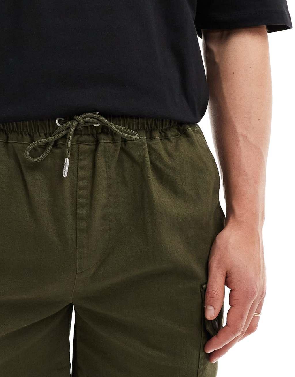 Sixth June cargo shorts in khaki Product Image