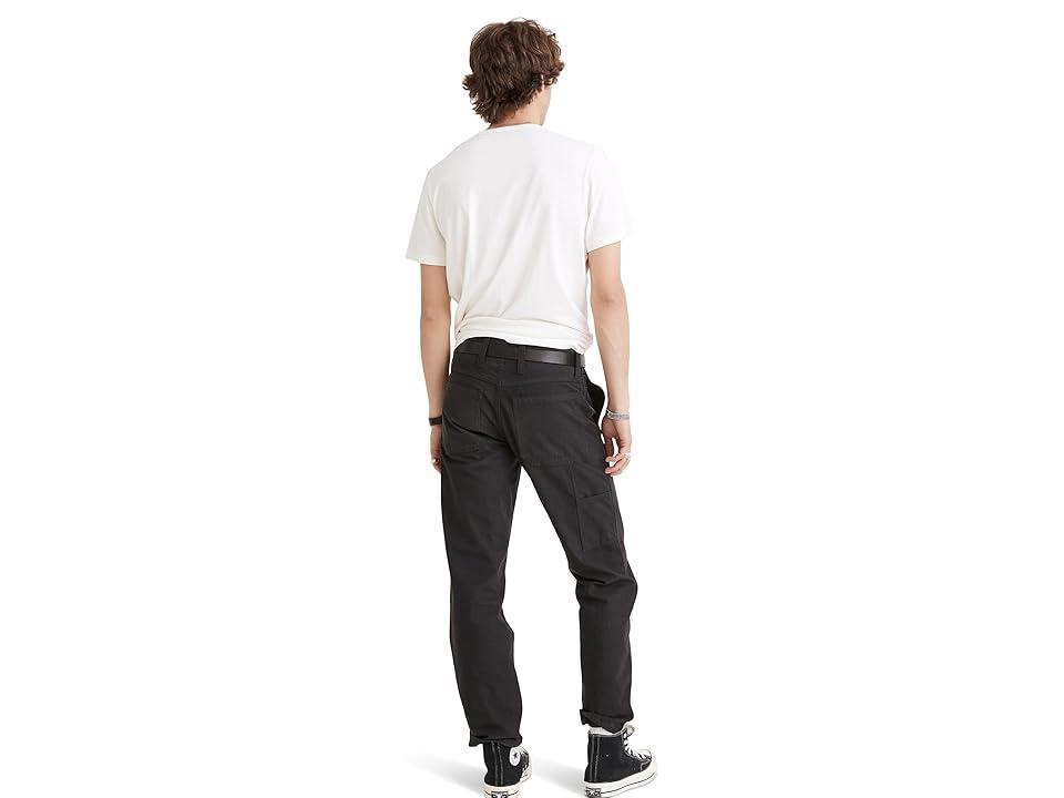 Madewell Men's Relaxed Straight Leg Workwear Pants in Black Coal at Nordstrom, Size 3232 Product Image