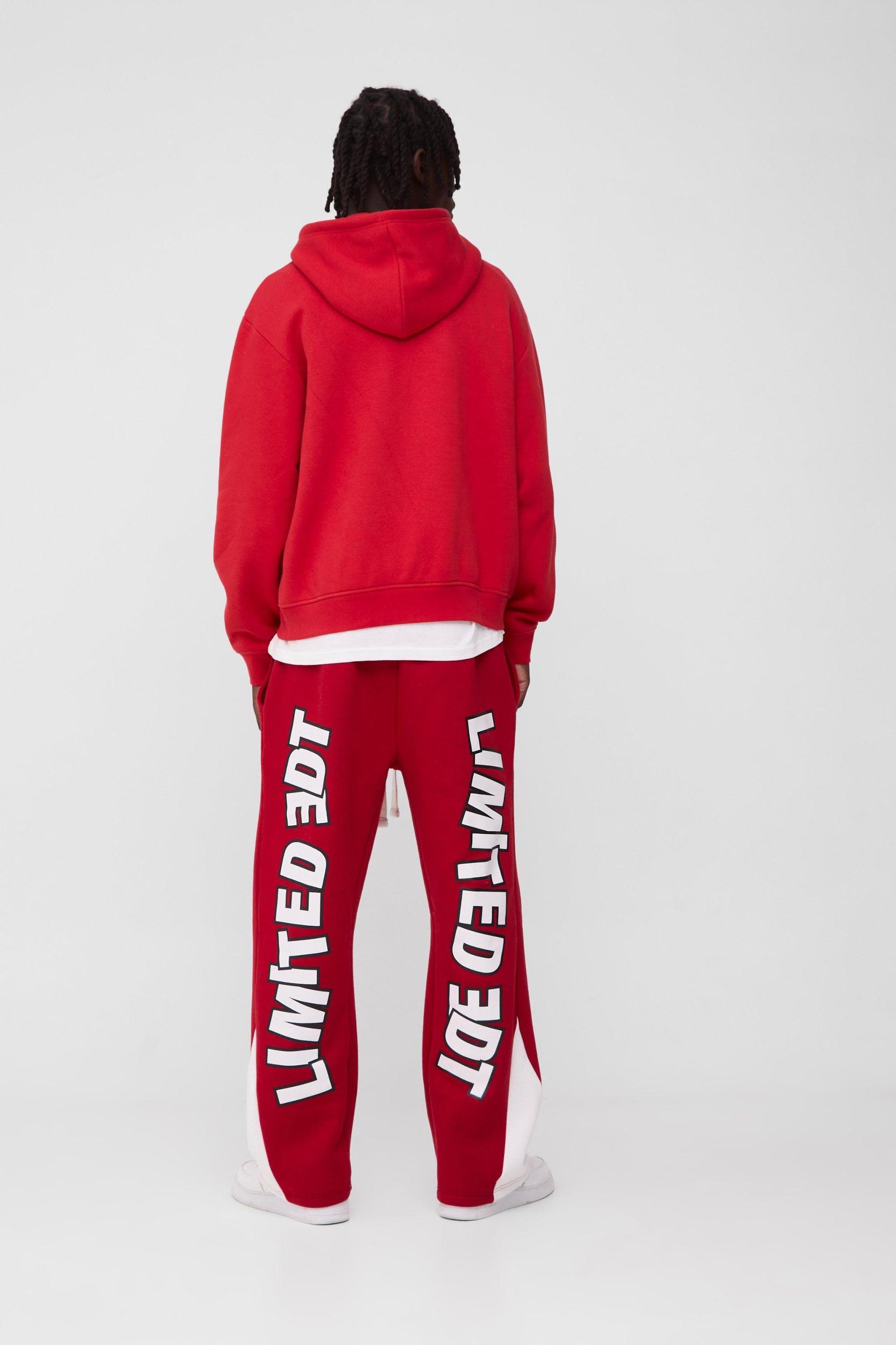 Regular Fit Limited Edition Gusset Sweatpants | boohooMAN USA Product Image