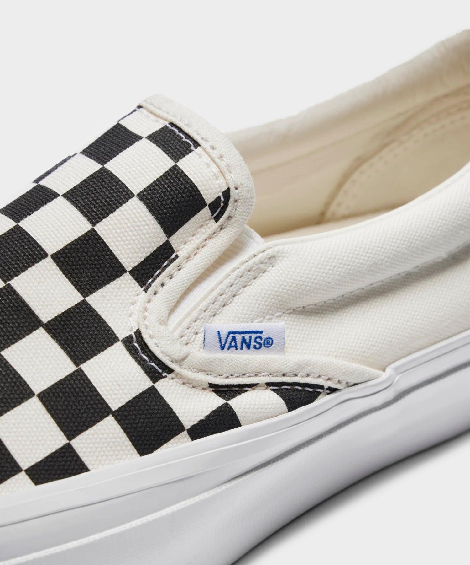 Vans Slip On Re-Issue 98 in Black & White Check Product Image