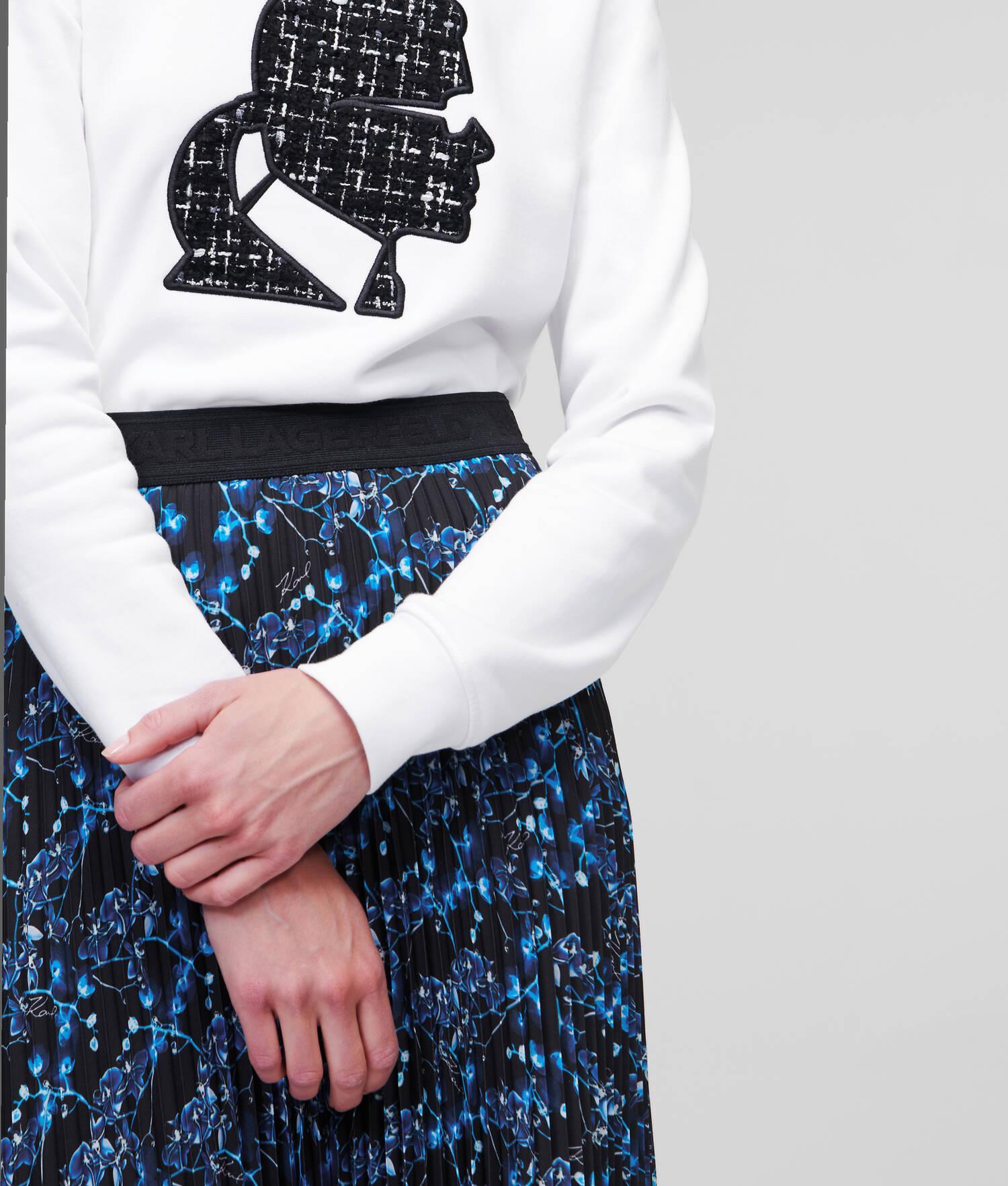 ORCHID PRINT MIDI-SKIRT Product Image