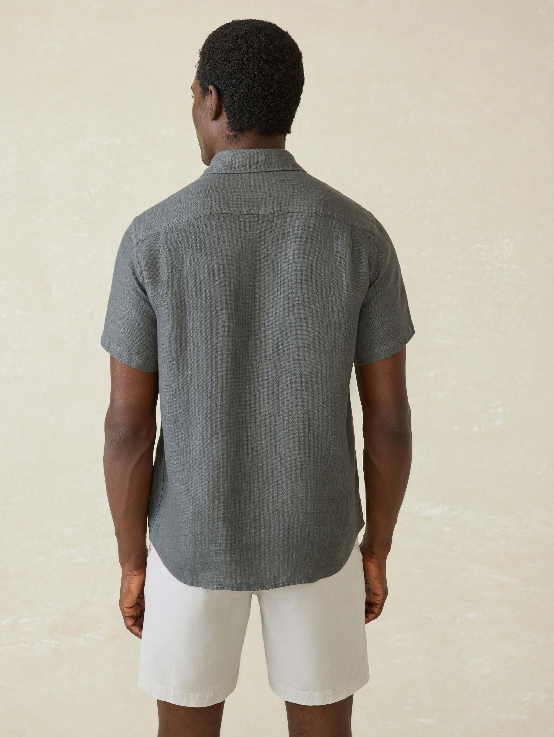 Palma Linen Short Sleeve Shirt Product Image