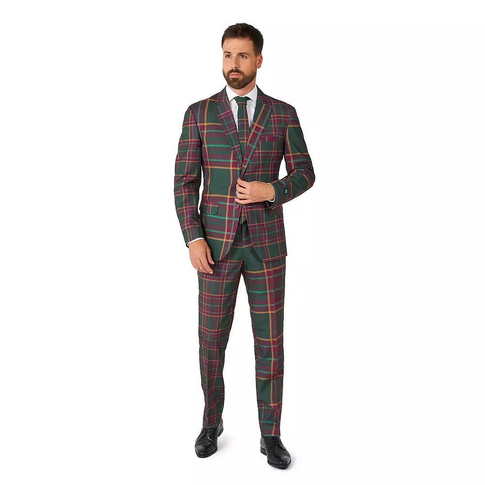 Men's OppoSuits Christmas Tartan Outfit, Size: 36 - Regular, Mixed Mesh Product Image