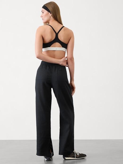 Retreat Linen High Rise Wide Leg Pant Product Image