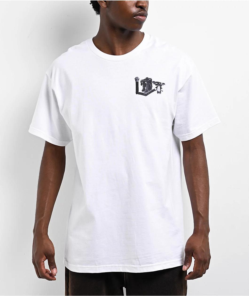 Hockey Crazy Neighbor White T-Shirt Product Image