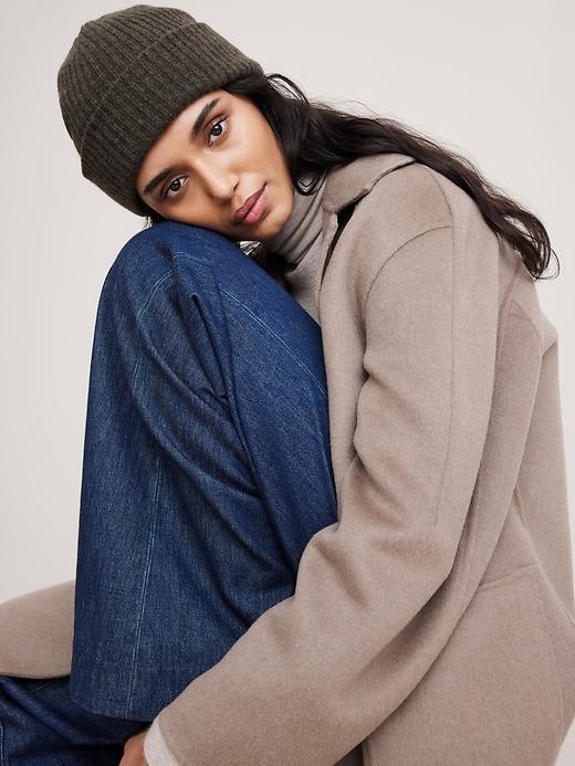 Italian Merino-Blend Beanie Product Image