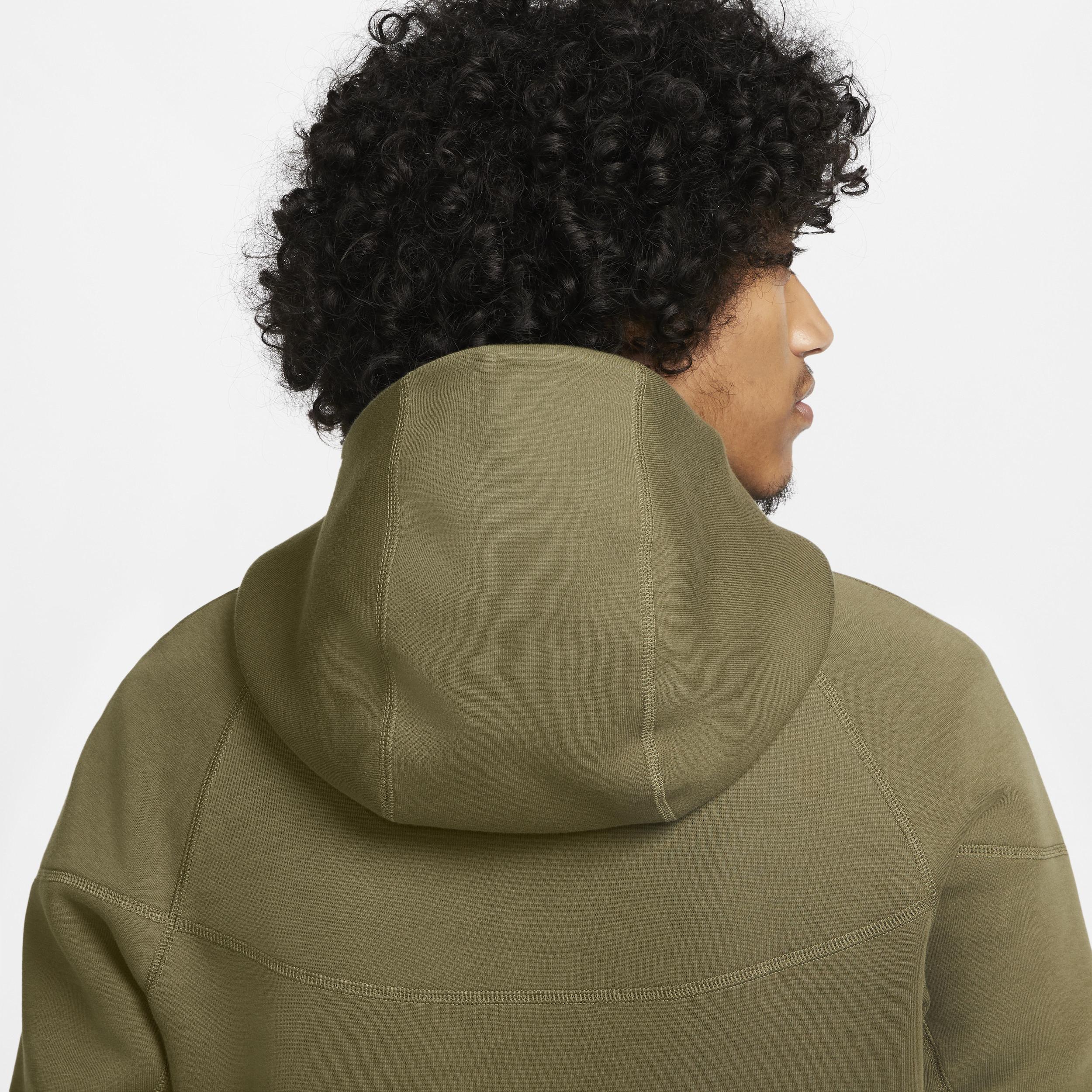 Nike Tech Fleece full zip hoodie in gray Product Image
