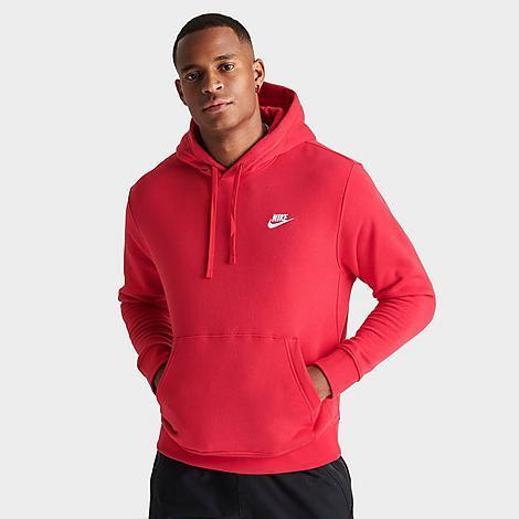 Nike Club unisex hoodie in red Product Image