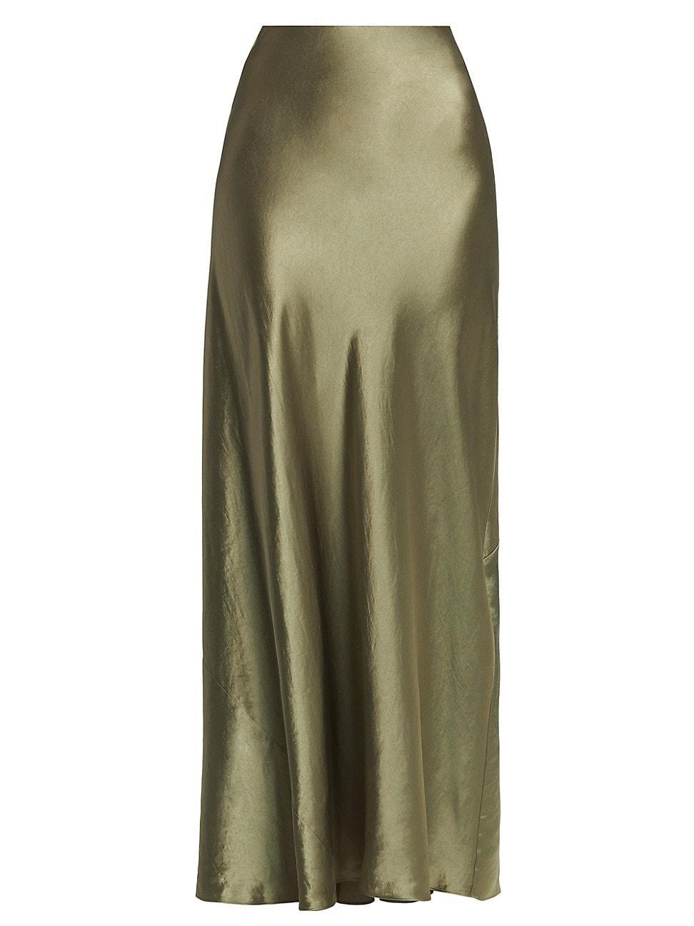 Satin Maxi Skirt Product Image
