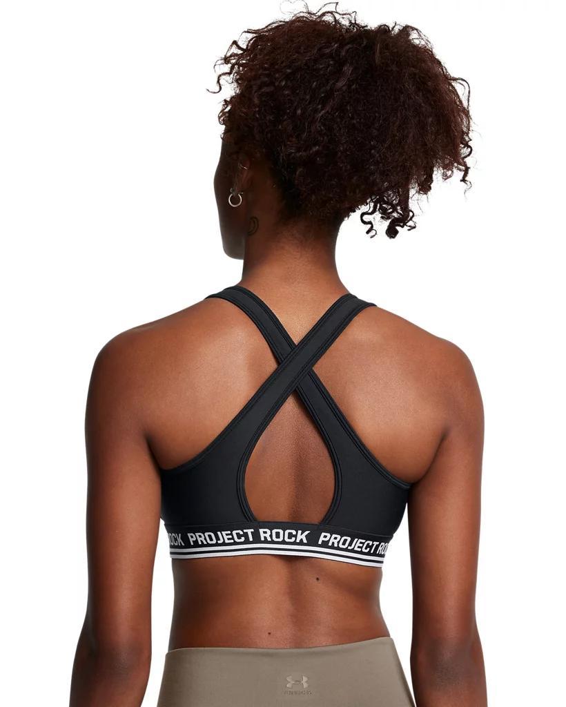 Women's Project Rock Crossback Mid Sports Bra Product Image