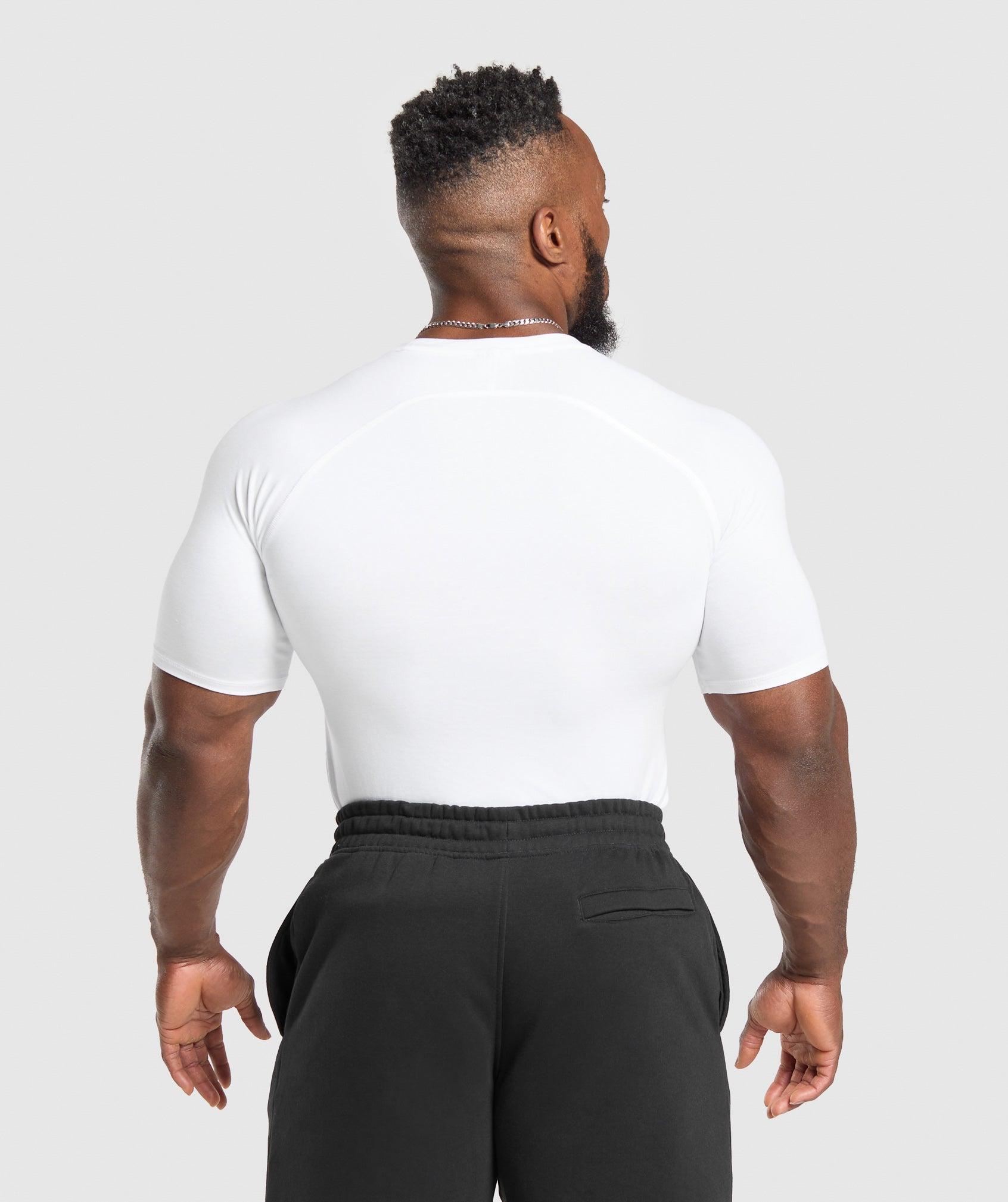 Gymshark Prime T-Shirt - White Male Product Image
