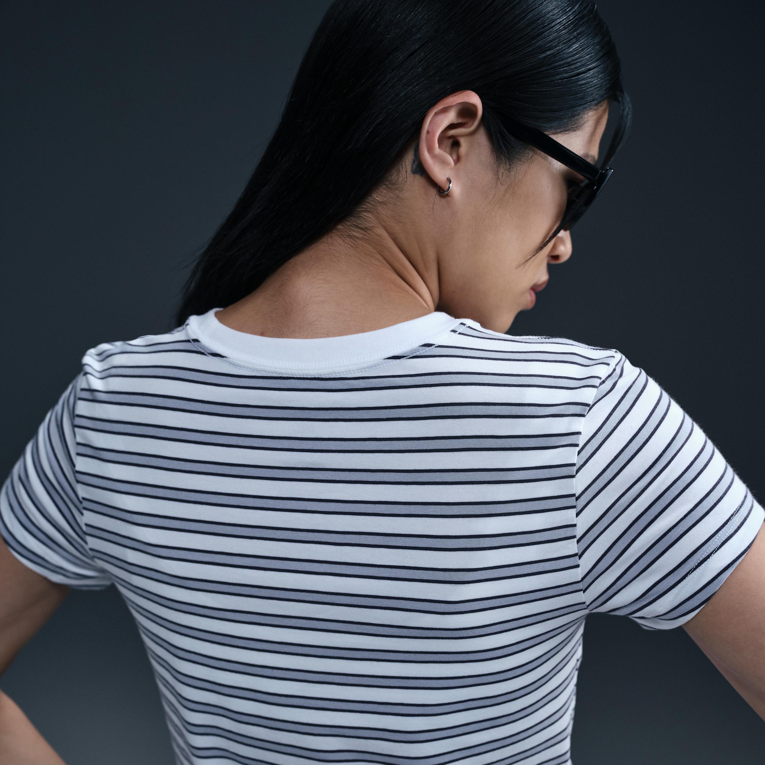Nike Sportswear Chill Knit Women's Slim Striped T-Shirt Product Image