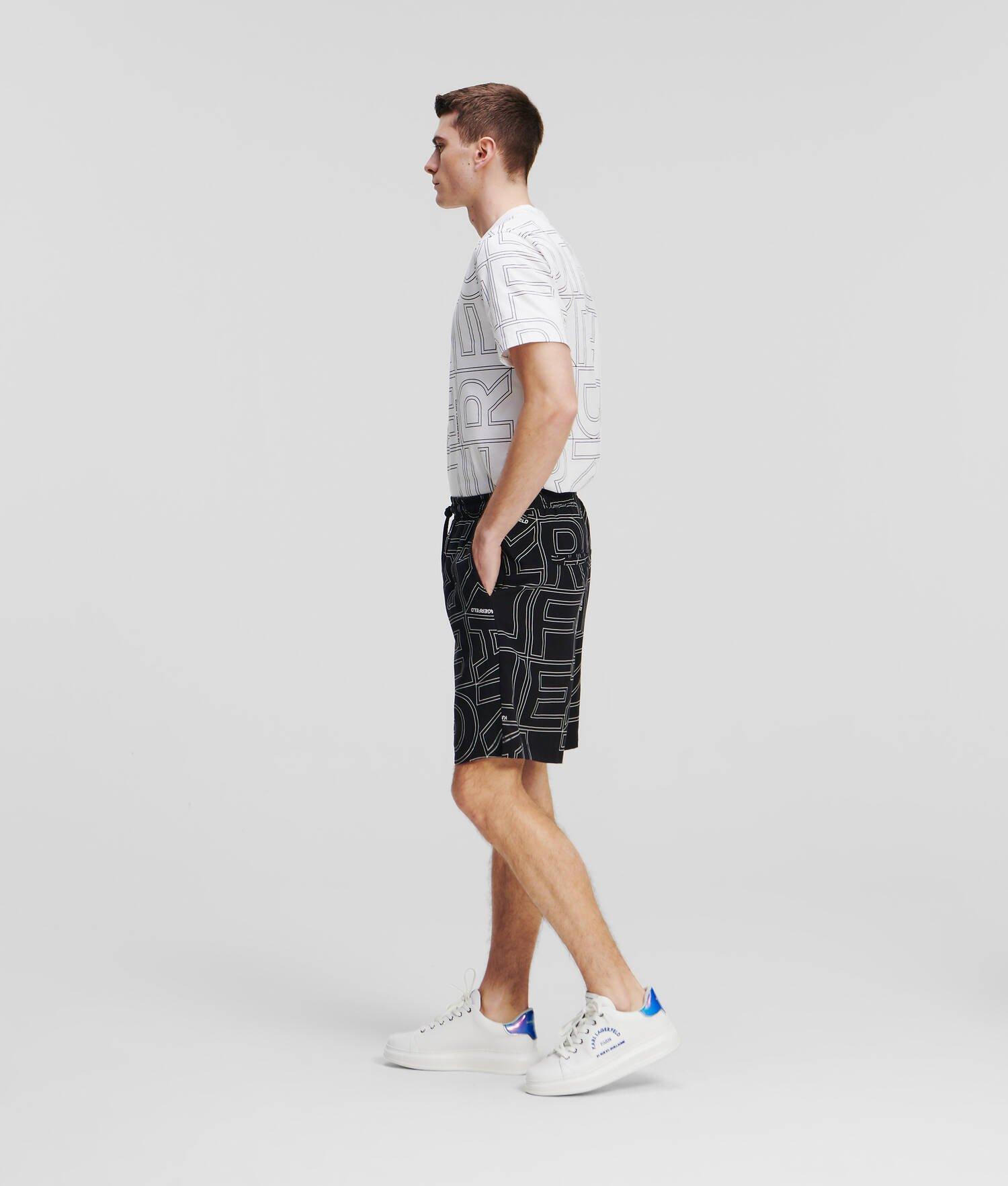 ALL-OVER KARL LOGO SHORTS Product Image
