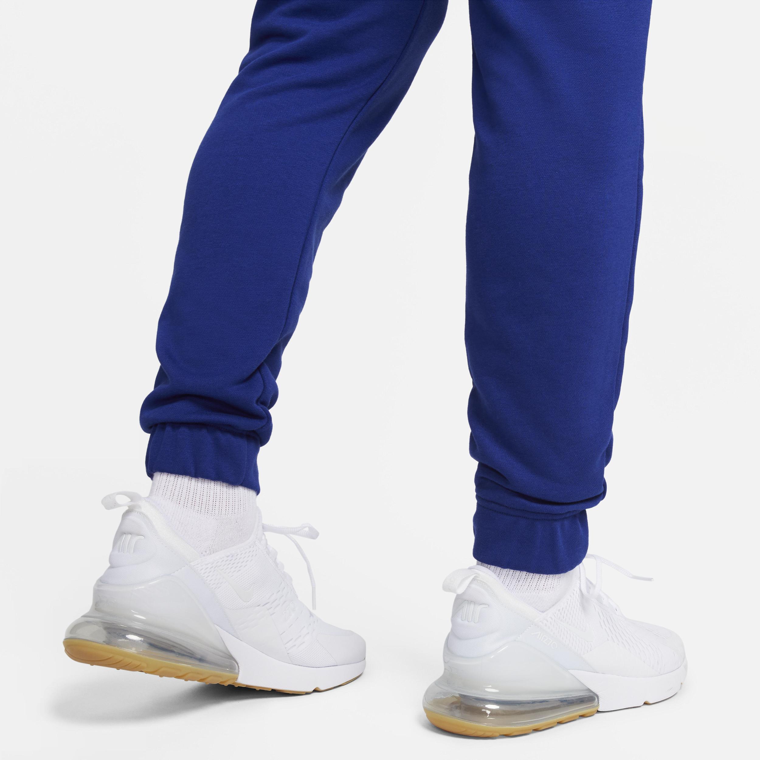 Men's Nike  Blue Barcelona Fleece Pants, Size: Large, Bar Blue Product Image