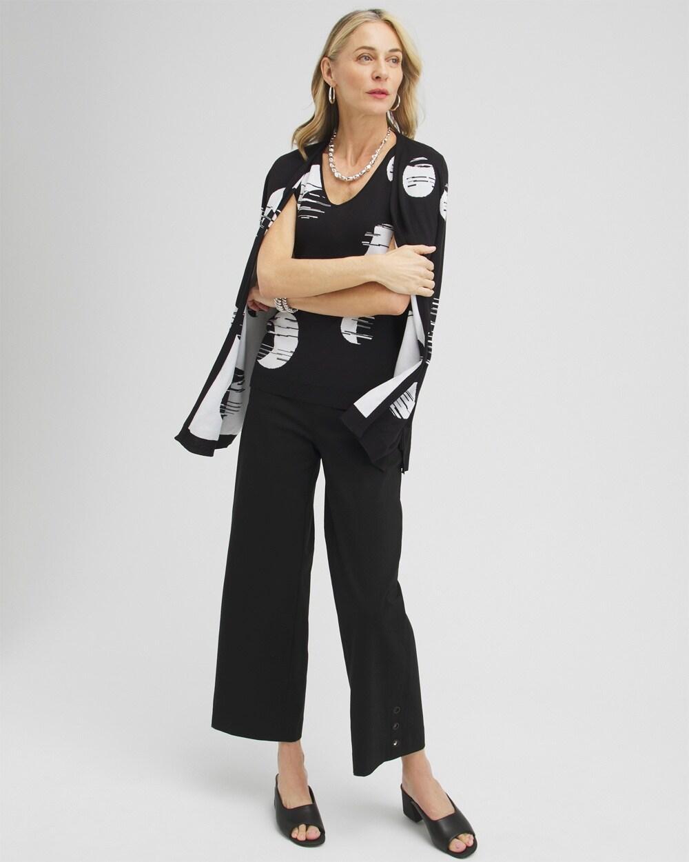Spun Rayon Dots V-neck Tank Product Image