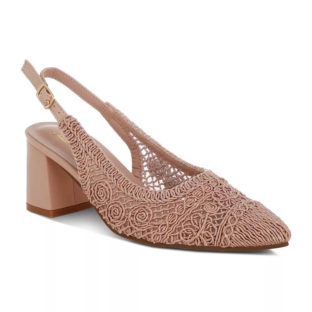 London Rag Tolina Women's Kitten Heels, Size: 9.5, Pink Product Image