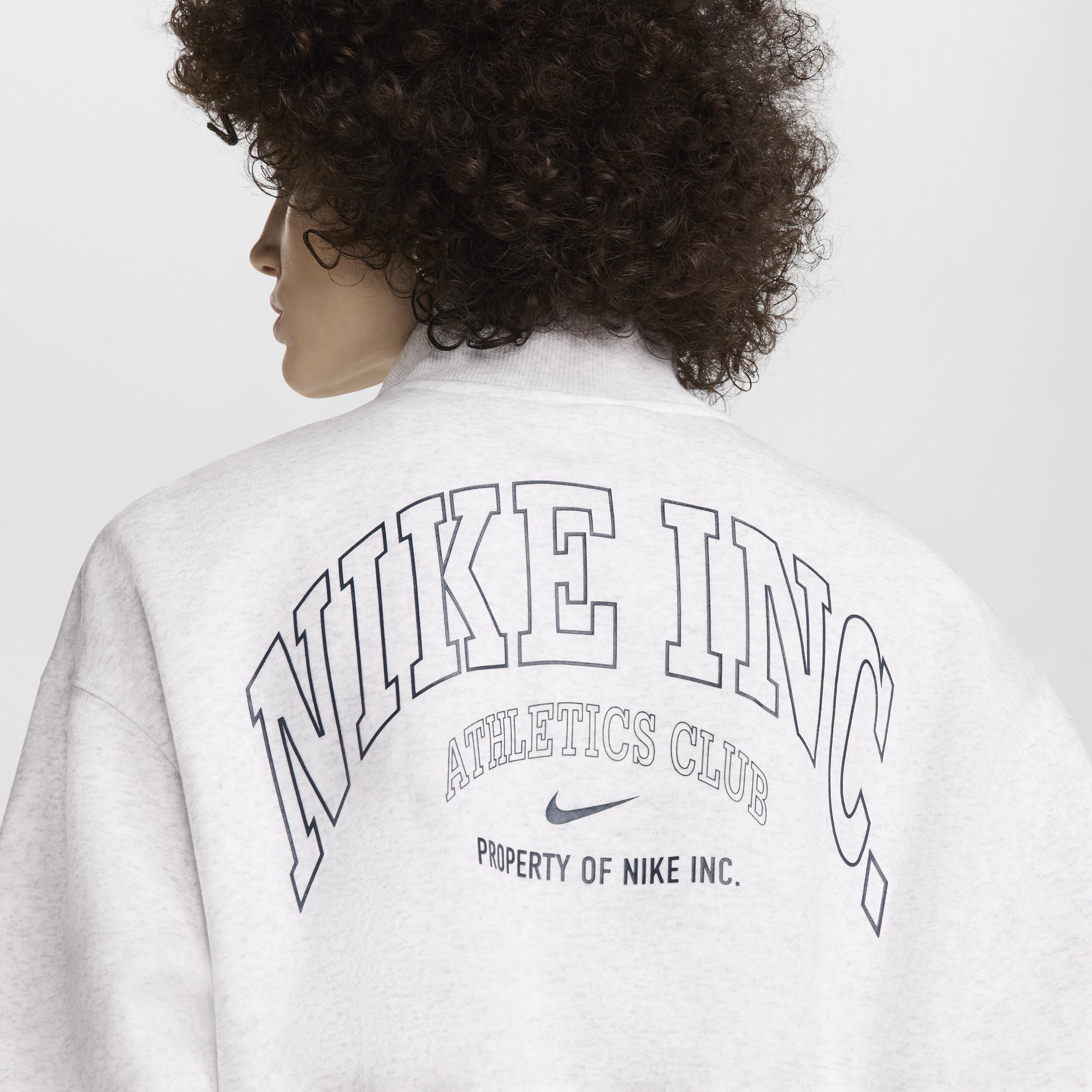 Nike Sportswear Phoenix Fleece Women's 1/2-Zip Cropped Sweatshirt Product Image