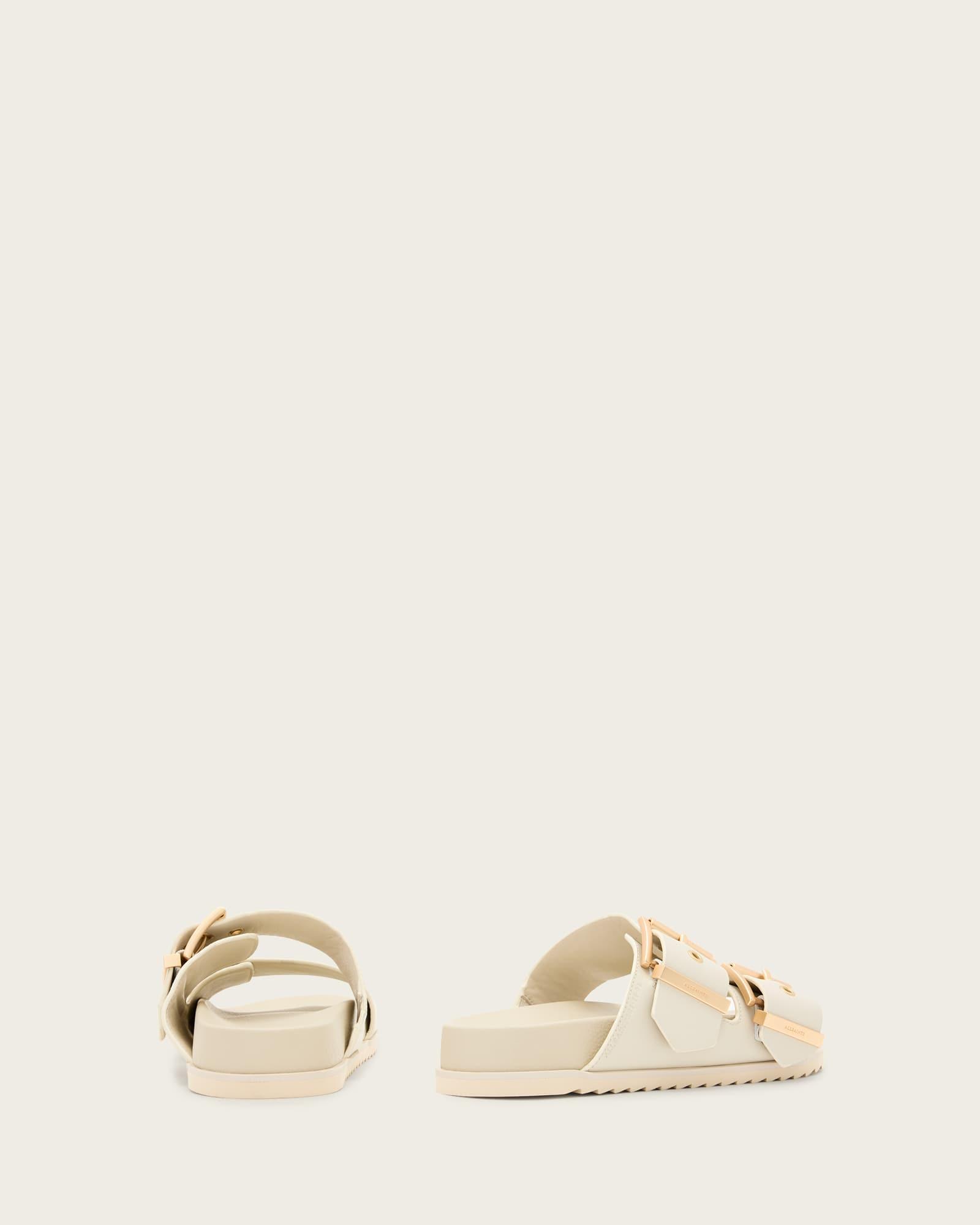 Sian Leather Buckle Sandals Product Image