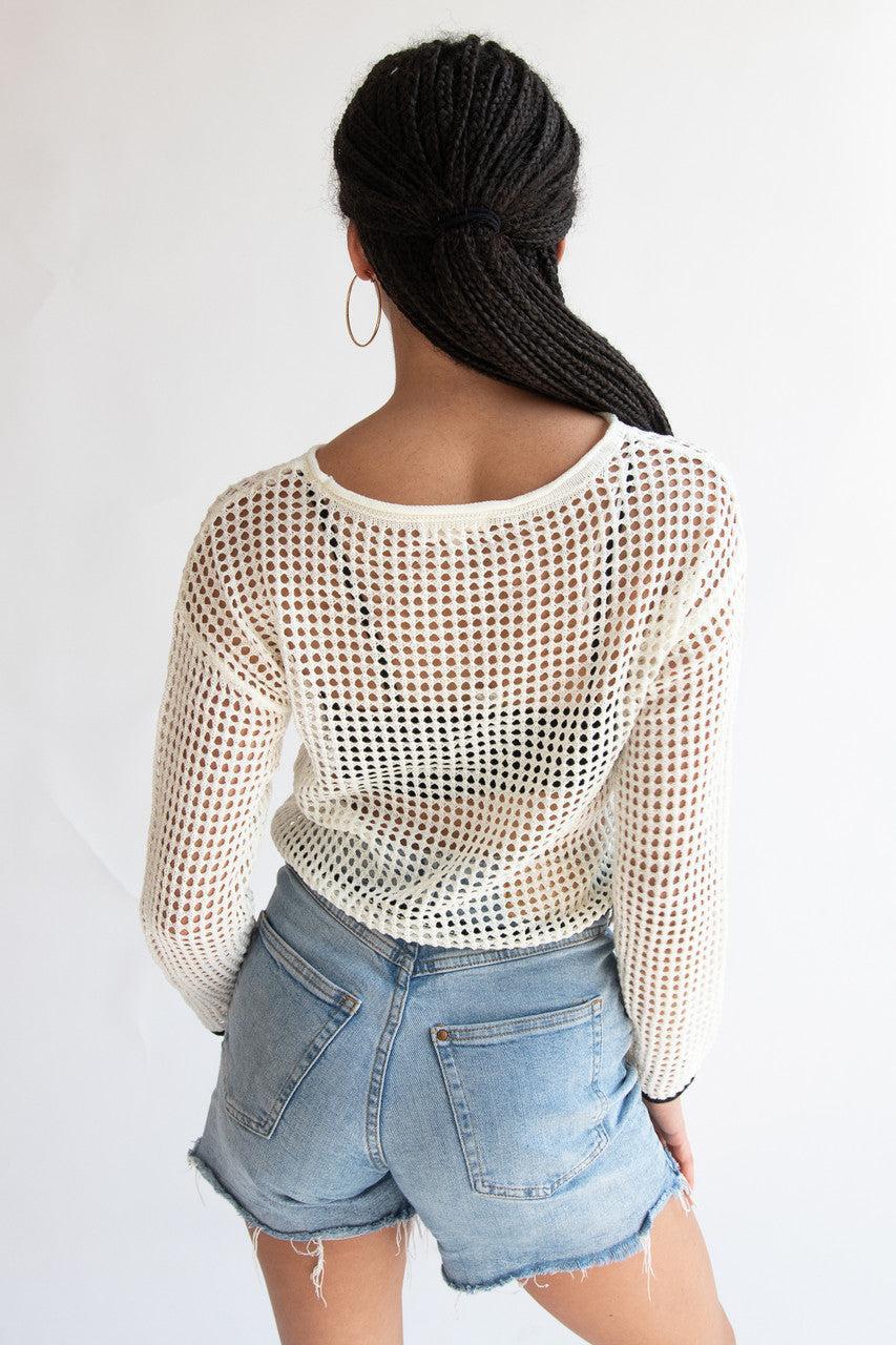 Knit Mesh Stitch 87 Sweater Product Image