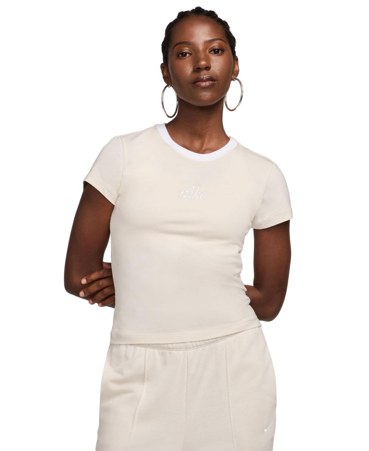 Nike Sportswear Chill Knit Women's Slim Cropped T-Shirt Product Image