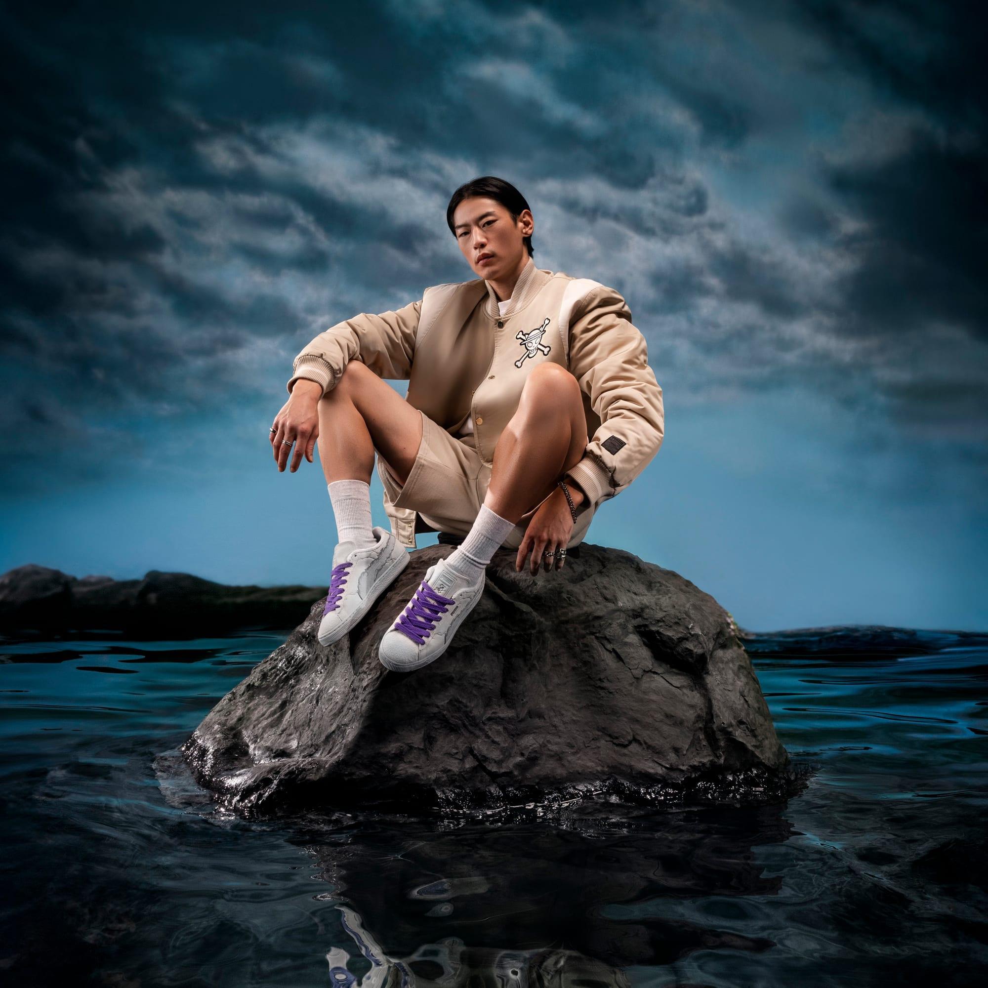 PUMA x ONE PIECE Suede Blackbeard Teech Men's Sneakers Product Image