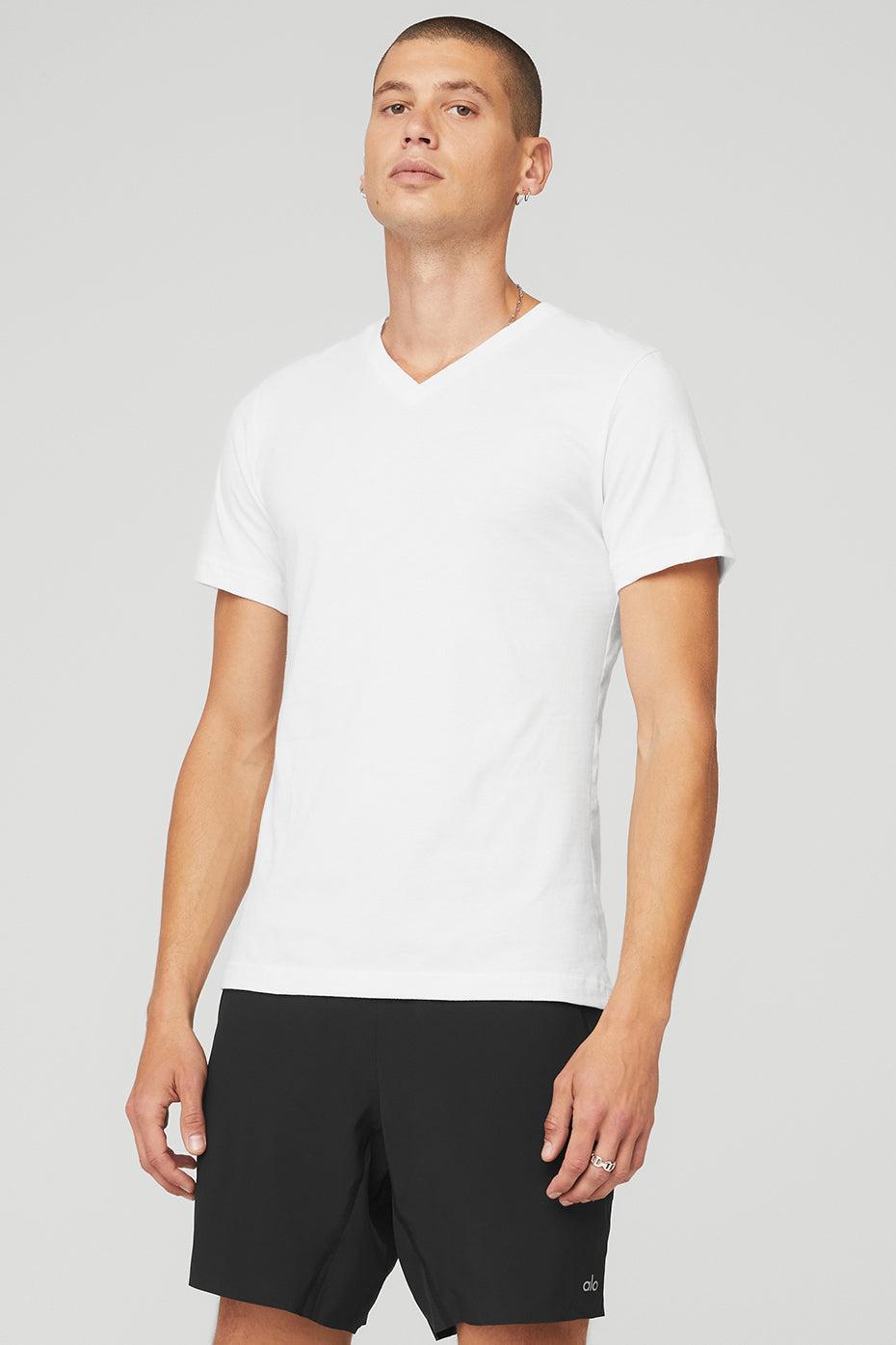 The Triumph V-Neck Tee - White Product Image