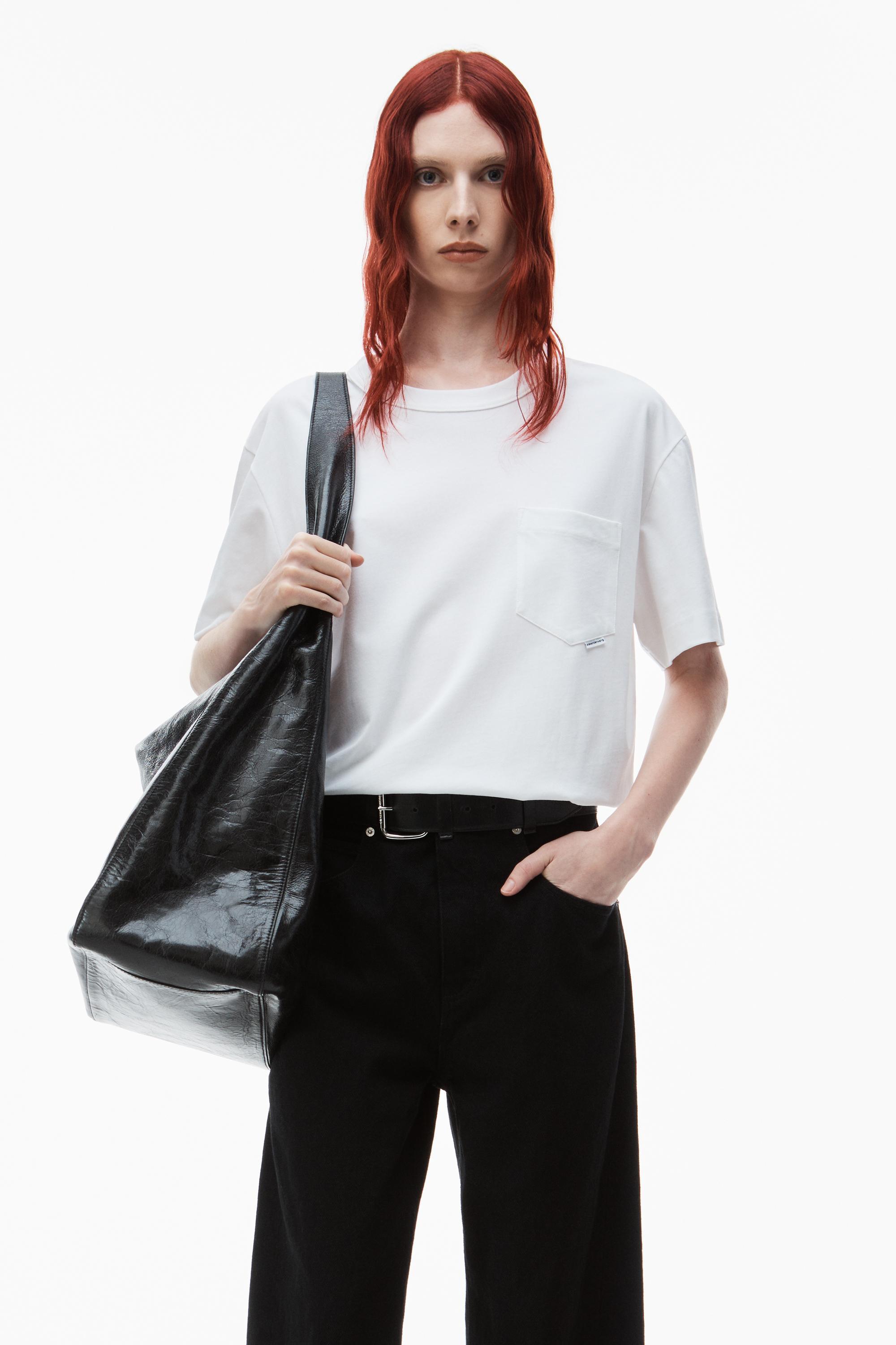 Unisex Pocket Tee In High Twist Jersey Product Image