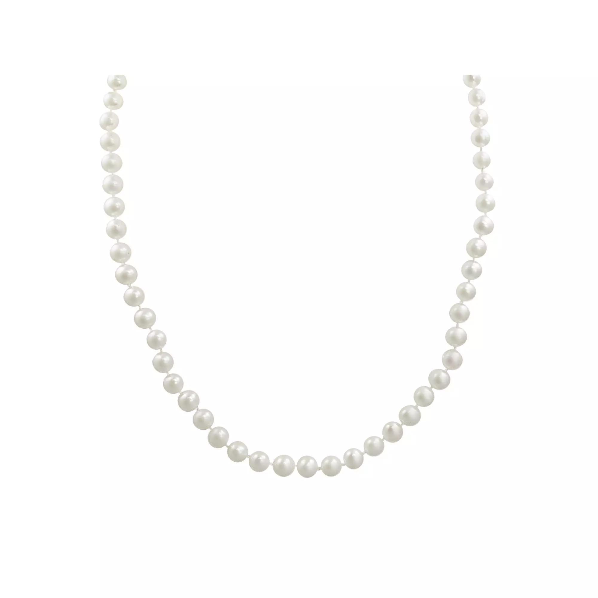 PearLustre by Imperial 10k Gold Freshwater Cultured Pearl Necklace - 18, Womens Product Image