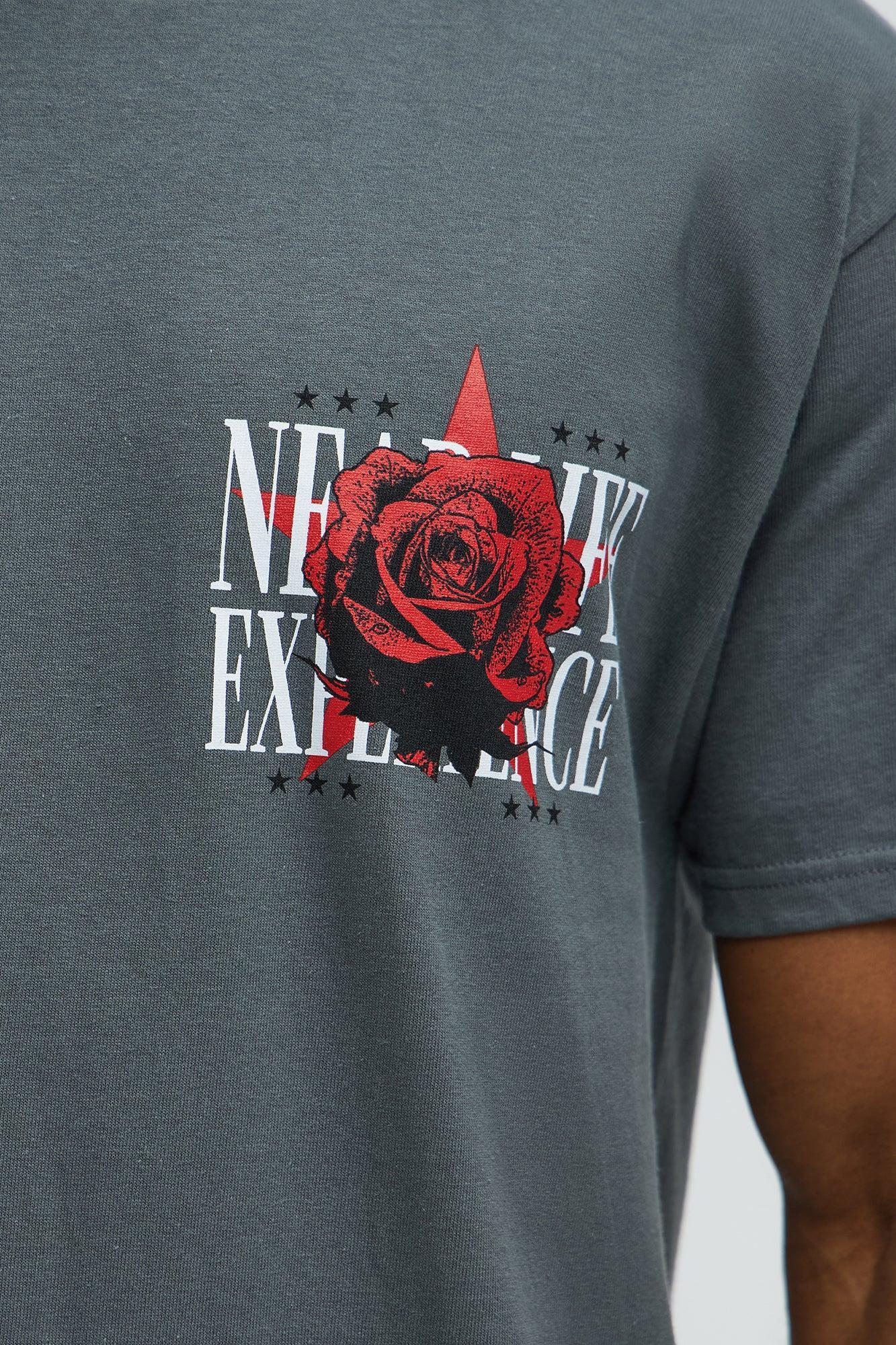 Clinging To Power Short Sleeve Tee - Grey Product Image