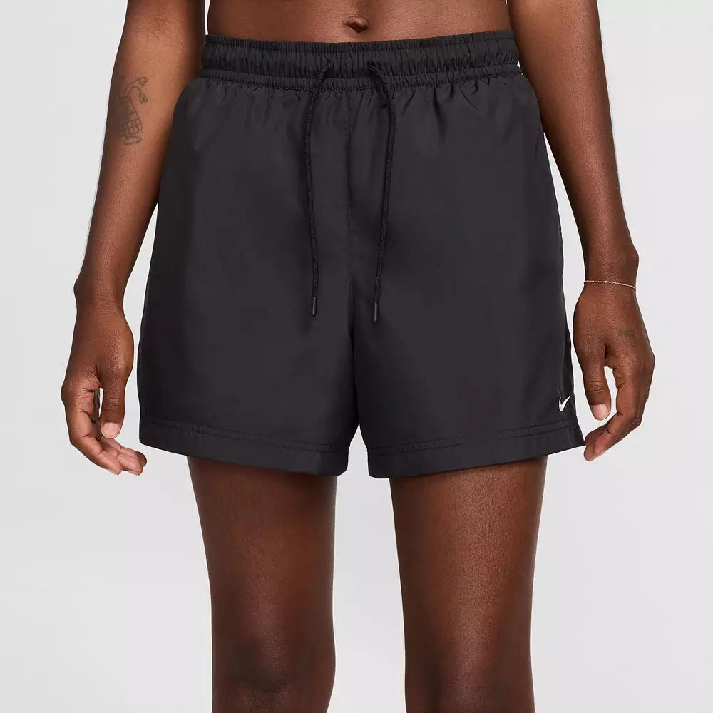 Women's Nike Sportswear Mid-Rise 5-in. Shorts, Size: Large, Black Product Image