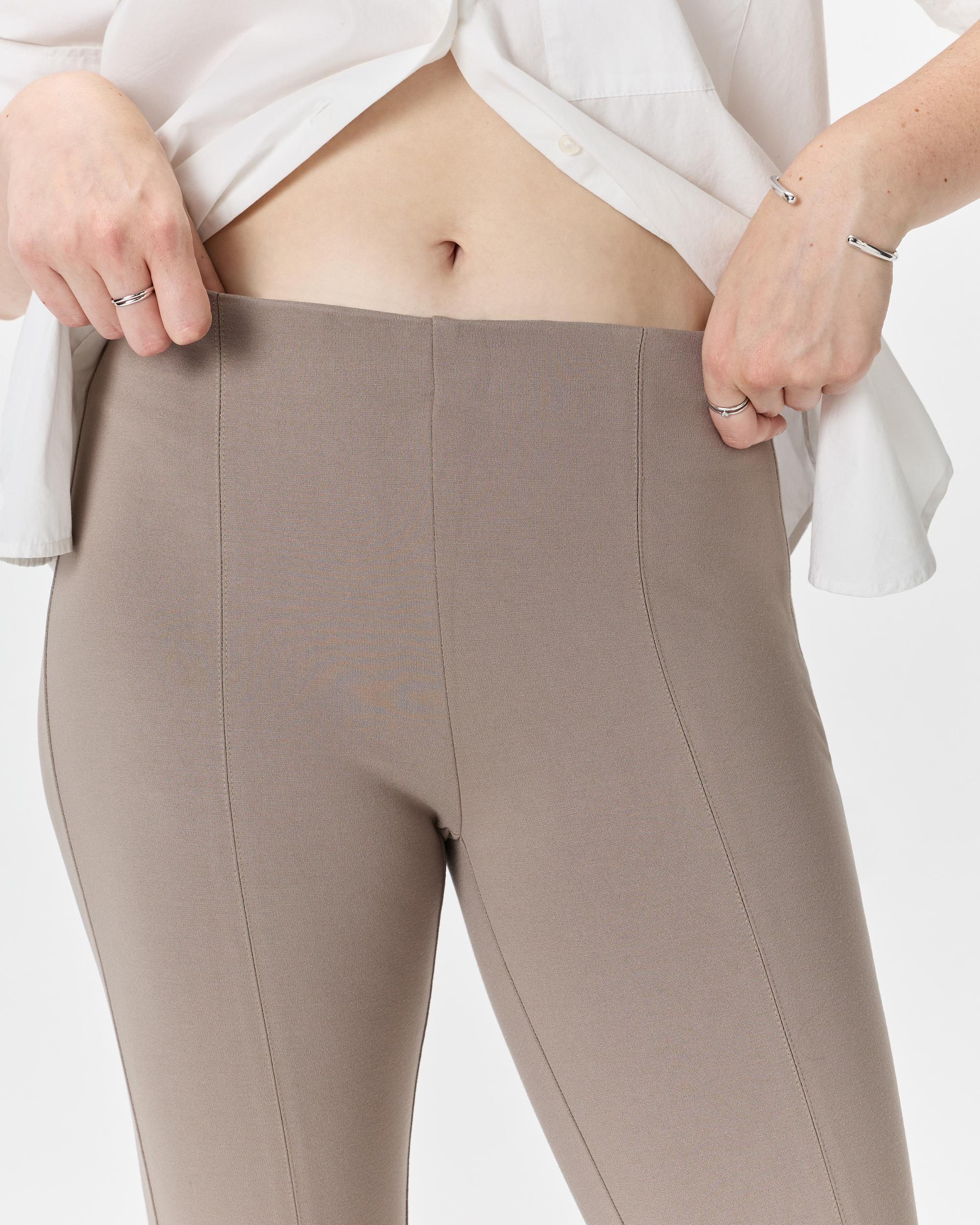 Quince | Women's Ultra-Stretch Ponte Pintuck Ankle Pants Rayon Product Image